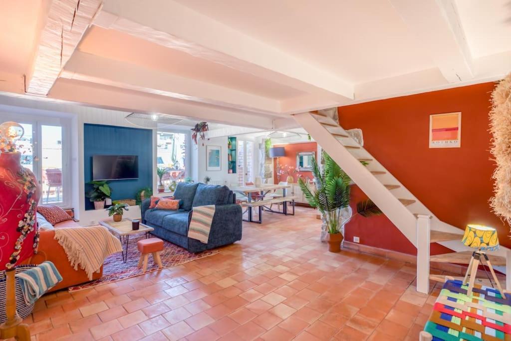 #48 Suite Jean Top Floor Terrace 5Min Walk Sea Ac Ница Екстериор снимка