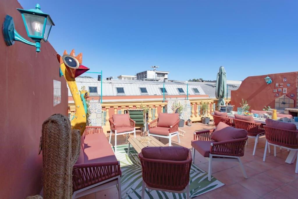 #48 Suite Jean Top Floor Terrace 5Min Walk Sea Ac Ница Екстериор снимка
