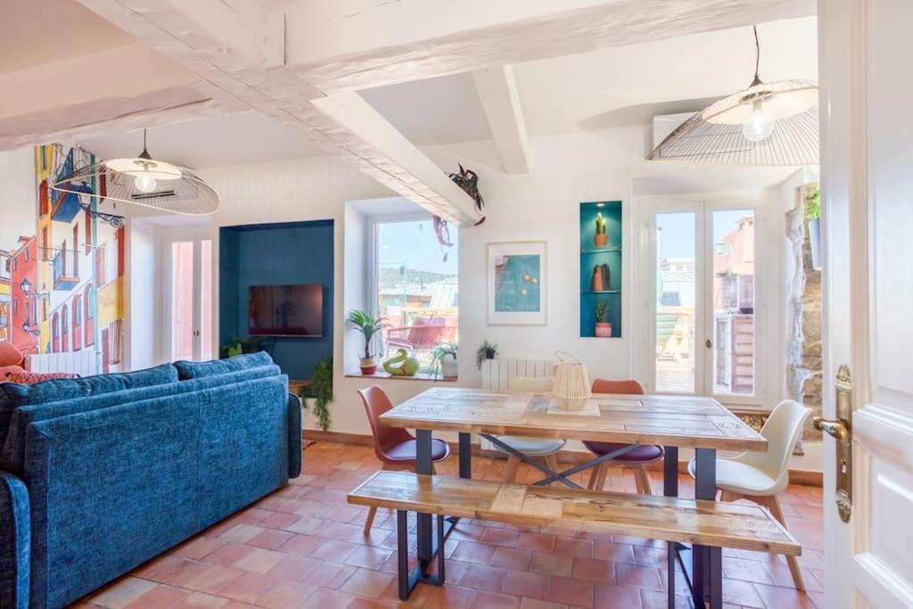 #48 Suite Jean Top Floor Terrace 5Min Walk Sea Ac Ница Екстериор снимка