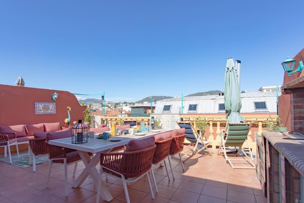 #48 Suite Jean Top Floor Terrace 5Min Walk Sea Ac Ница Екстериор снимка